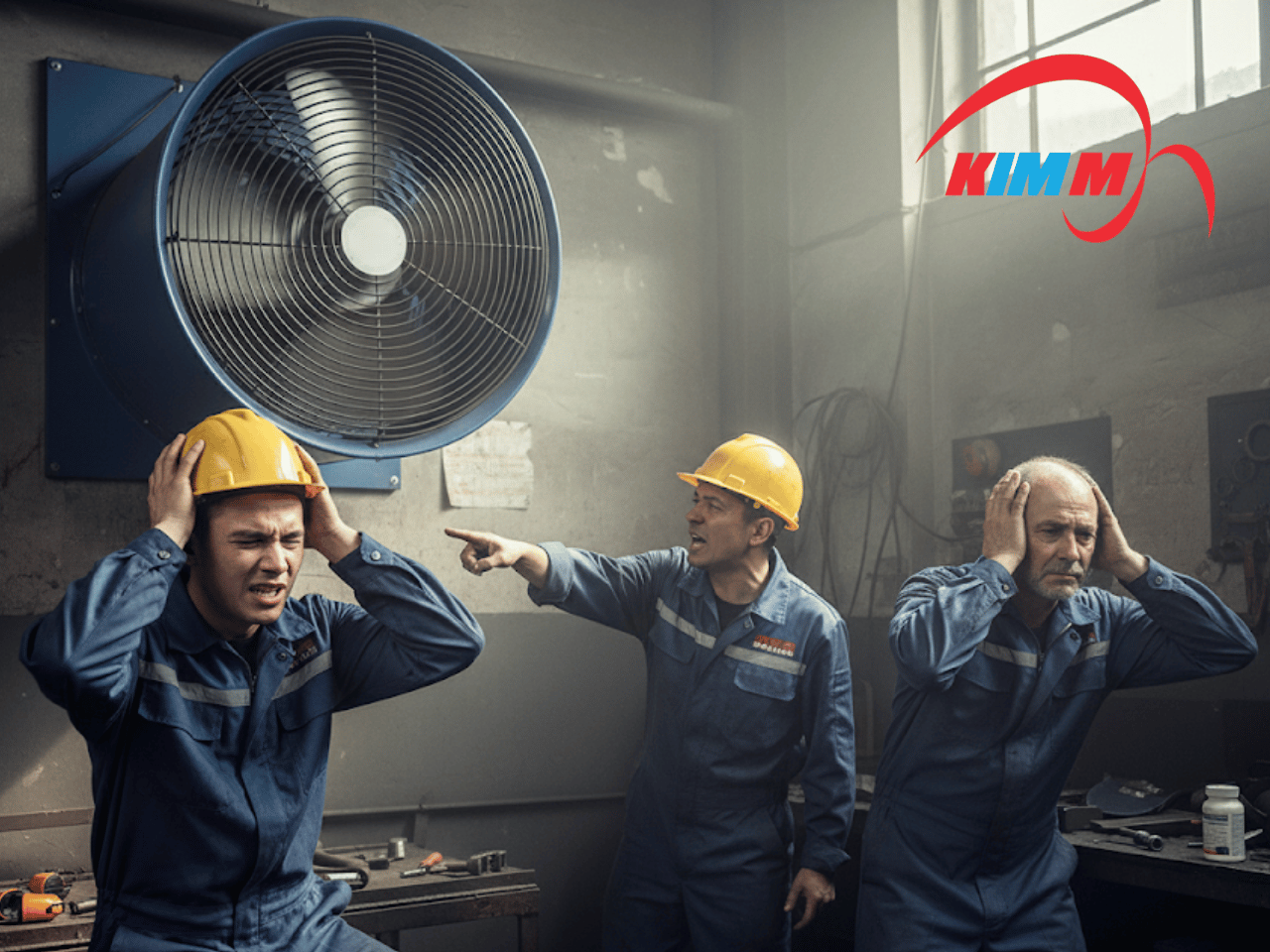 Quạt hút công nghiệp gây ồn